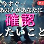 【やっぱり運命だった…😭】実は今すぐあなたに確認したい事💗恋愛タロット