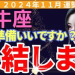 【牡牛座】2024年11月おうし座の運勢｜運命が劇的に変わる！タロットと星占いで解き明かす成功へのヒント