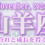 2024年11月【山羊座♑さん】自身にご褒美を!!