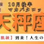 【超鳥肌級😲】到来❗️人生の急展開❗️天秤座　10月後半マカバタロット　#マカバ#星座 #タロットカード #タロット占い