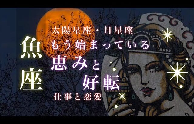 ♓️魚座🌙10/15~11/15🌟苦境は最上の結末に 気持ちを切り替える準備 助け合えるありがたい環境🌟しあわせになる力を引きだすタロットセラピー