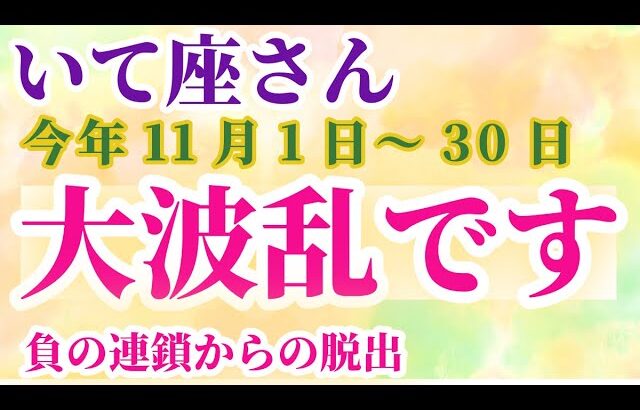 【射手座】 2024年11月1日から30日までのいて座の運勢。星とタロットで読み解く未来 #射手座 #いて座