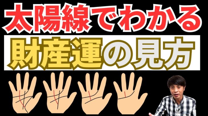 【手相占い】太陽線でわかる財産運の見方！将来お金を残せる4つの太陽線を紹介