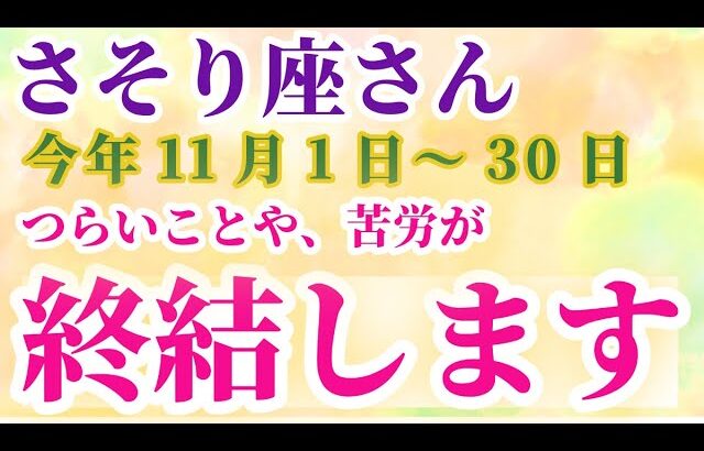 【蠍座】 2024年11月1日から30日までのさそり座の運勢。星とタロットで読み解く未来 #蠍座 #さそり座