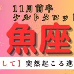 【覚悟して🥹】突然起こる進展とは　魚座　11月前半ケルトタロット占い#星座 #星座占い #タロット#ケルト#恋愛