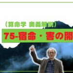 75-宿命の害の判別と開運法（算命学ソフトマスターの奥儀解説書・講義）