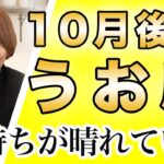 うお座 10月後半の運勢♓️ / ここまで本当におつかれさま❗️気持ちがどんどん晴れていく🌞✨ これ以上無理はしなくていい🙆‍♀️【トートタロット & 西洋占星術】