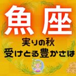 【うお座】この秋、受けとる豊かさは🌾✨⁉️実は周りから〇〇が豊かな人だと思われてる‼️アレコレ聞いてみよう🙋🏻‍♀️🍀