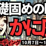 【蟹座】♋️2024年10月7日の週♋️基礎固めの時。目の前のことより、長期プランで勝つ。タロット占い。かに座。10月