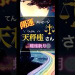 ♎️てんびん座さんへの開運メッセージ🍀蠍座新月で新たな始まりを楽しむ🩷占星術&カードリーディング🔮