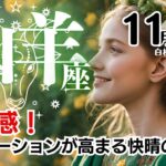 山羊座♑2024年11月★解放感！モチベーションが高まる快晴の11月。