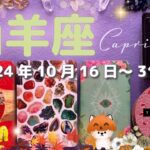 山羊座★2024/10/16～31★取り組みたいことに取り組める環境になり、努力していることに関して大きなチャンスを掴む！変化の時