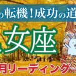 【乙女座11月運勢🍁】モヤが一気に晴れて成功まで一直線❗️あなたの出番が来ました👏仕事運・人間関係運・恋愛運・金運［タロット/オラクル/風水］