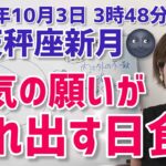 【2024年10月3日天秤座新月🌑日食】本気で願いを叶えていく半年【ホロスコープ・西洋占星術】