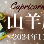 【やぎ座】2024年11月♑️大転換！運命が動き出す11月！！事が起こり始める、開く入り口、乗る？どうする？