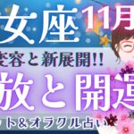 【乙女座】満足度MAX!! 最高の時間がやって来る!! 違和感が開運の鍵🎉✨【仕事運/対人運/家庭運/恋愛運/全体運】11月運勢  タロット占い