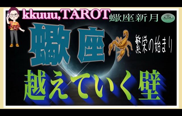 越える力はもうある💪蠍座♏️さん【蠍座新月🌚〜今なら出来る❣越えていく壁どう越えていくか】#2024 #星座別 #タロット占い