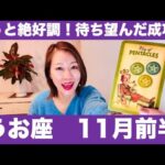 うお座♓️11月前半🔮やっと絶好調！待ち望んだ成功！✨地道な努力が大きく実る時！