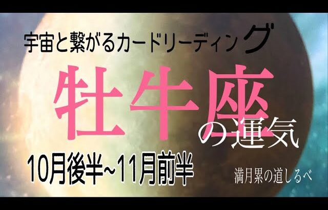 牡牛座♉️10月後半~11月前半の運気⭐️あなたは正しい道を選んでいる👍🏻努力が着実に成功へと繋がる✨