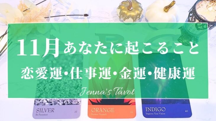 💛重要💛【2024年11月運勢🧸】11月あなたに起こること💫恋愛運・仕事運・金運・健康運・テーマ・アドバイス【タロット🌟オラクルカード】片思い・復縁・出会い・人生・未来・転職・人間関係・対人関係・悩み