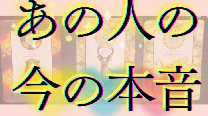 あの人の本音・本心🦄💖個人鑑定級深掘り タロット🌞🌈