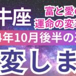 【牡牛座】2024年10月後半 おうし座は運命の転機！今こそ決断の時です