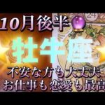 牡牛座♉️さん⭐️10月後半の運勢🔮今！不安な方も大丈夫‼️お仕事、恋愛共に最高な展開✨タロット占い⭐️