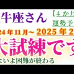 【牡牛座】 2024年11月から2025年2月までのおうし座の運勢。星とタロットで読み解く未来 #牡牛座 #おうし座