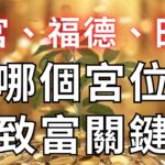 紫微斗數哪個宮位是致富關鍵?【財宮、福德宮、田宅宮】麥可大叔30年紫微斗數算命命理老師