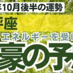 【天秤座】2024年10月後半てんびん座の金運をタロット＆星読みで占う～太陽のエネルギーで富豪の予感～