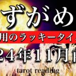 みずがめ座♒︎2024年11月前半 もう気にしないで🔥ラッキータイム到来！　Aquarius tarot  reading