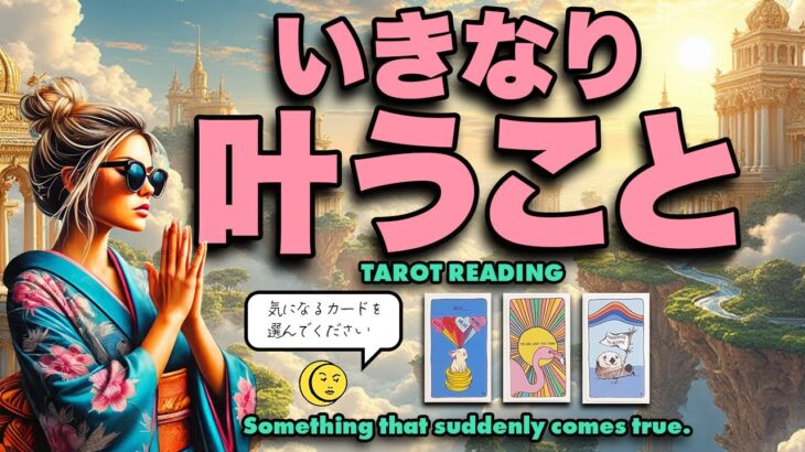 神回❣️いきなり叶うあなたの願いをタロットとルノルマンで占いました🦸‍♀️✨【タロット占い・ルノルマン占い】