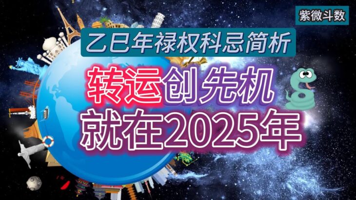 紫微斗数分享 | 2025乙巳年禄权科忌运势简析| 翻转人生新契机就在2025！|把握优势创造先机 | #紫微斗数 #2025年运势 #2025蛇年运程