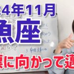 【2024年11月魚座さんの運勢】目標に向かって邁進の時【ホロスコープ・西洋占星術】