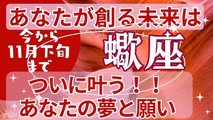 蠍座🍀占い2024年今から11月下旬まで💗願望実現🍀勝利は約束されている💫満たされた空間を独り占め🌈タロット＆オラクルカード【全体運】【人間関係】【仕事運】【恋愛運】【幸運の鍵】