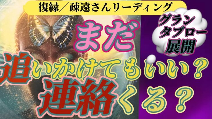 【ん？？まさかの展開に拍子抜け回😳‼️】連絡が来るのか、待っていてもいいのか、追いかけてもいいのか…？？グランタブローで細密リーディング‼️