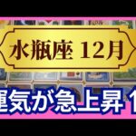 【水瓶座♒12月運勢】うわっすごい！個人鑑定級のグランタブローリーディング✨まさかの金脈が見つかる時　運気急上昇↑　スゴイ流れに乗っていく（仕事運　金運）タロット＆オラクル＆ルノルマンカード