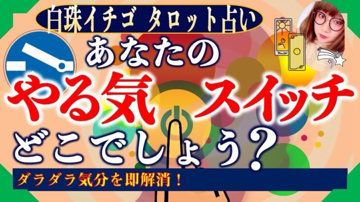 ★忖度なしタロット占い★あなたのやる気スイッチ、どこでしょう？★占い芸人★