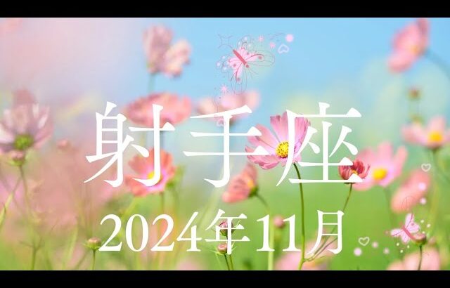 射手座♐️2024年11月【新しい✨】生まれ変わる！新しいステージへ🌈世界が変わる！