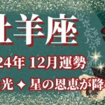 【おひつじ座】12月運勢　希望の光、星の恩恵が降り注ぐとき🌈幸運の鍵は、自分に集中すること【牡羊座 １２月】タロットリーディング