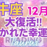 ♉牡牛座12月運勢🌈✨喜び満タン！運の大活性！！充実の中の幸運！💐✨