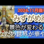 【11月後半🍀】水瓶座さんの運勢🌈景色がガラッと変わる！！あなたの世界が華やぎます✨✨嬉しいカードばかりです🎵