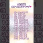 11月の恋愛運🩷星座・血液型ランキング🩷#恋愛占い #恋愛運 #星座占い #血液型占い