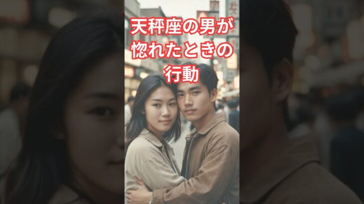 天秤座の男が惚れた時の行動  #占い #恋愛 #男の本音 #てんびん座 #両思い 両思い #shorts