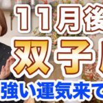 ふたご座 11月後半の運勢♊️ / めっちゃ強い運気来てる🌈 新たな人生のステージはもっと明るくて快適✨ 無理や我慢は全部手放していこう❗️【トートタロット & 西洋占星術】