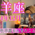 【牡羊座】2024年12月の運勢　こんな牡羊座さん見たことない！心が大きく動く月！