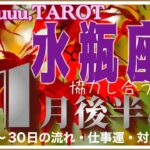 話をよく聞く👂水瓶座♒️さん【11月後半の運勢✨16日〜30日の流れ・仕事運・対人運】#2024 #星座別 #タロット占い