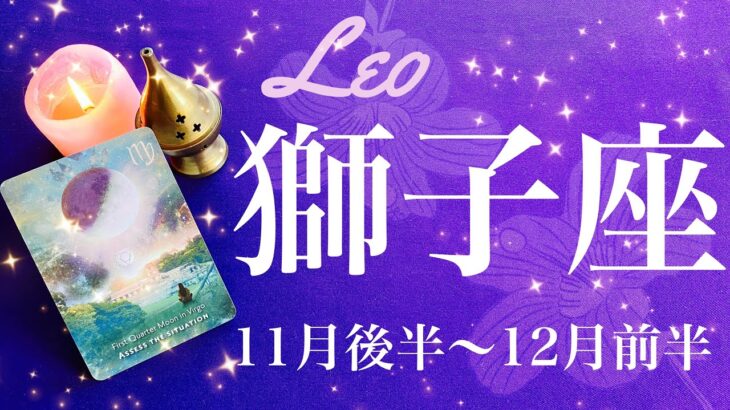 しし座♌️2024年11月後半〜12月前半🌝 ビッグウェーブ！受け取る！！ここからが最盛期！一気に昇り調子、次々と起こり始める、勝利と前進