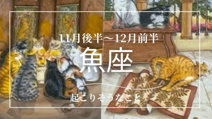 【11月後半〜12月前半　魚座　起こりそうなこと】タロットカードリーディング