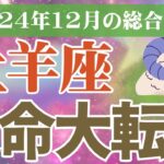 【牡羊座】2024年12月のおひつじ座恋愛運、金運、健康運をタロットと占星術で鑑定